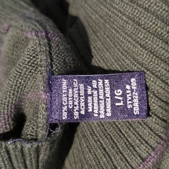 Devner Hayes Men's Pullover 3/4 Zip Long Sleeve Snap Buttons Large - Picture 9 of 10